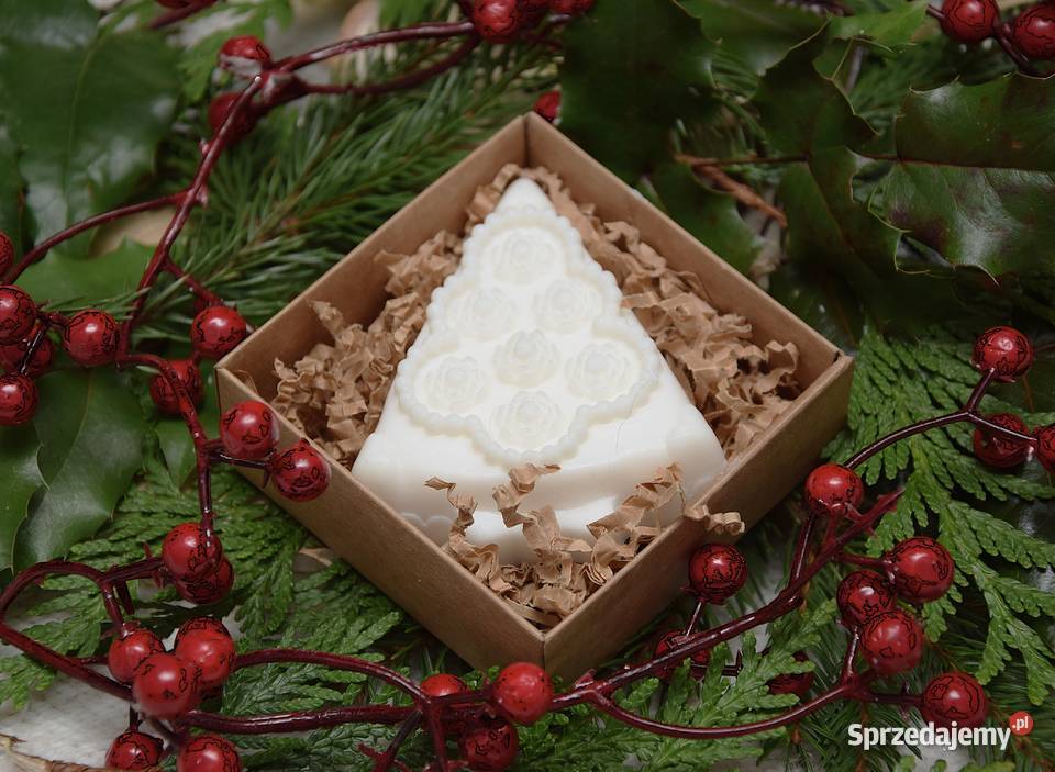 Mydełko zapachowe Choinka w pudełku prezent śląskie Częstochowa