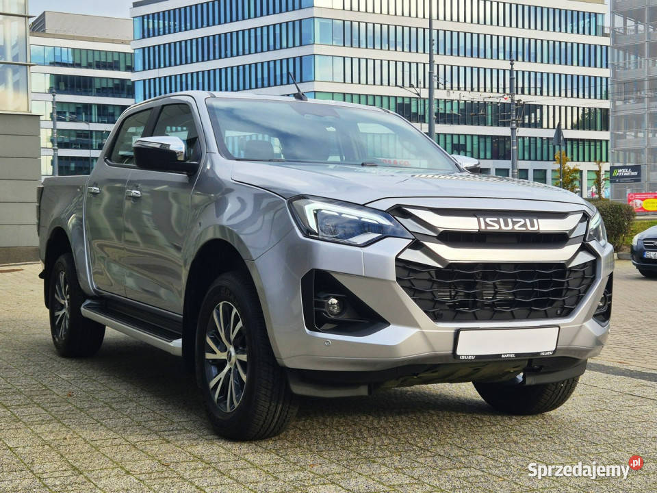 Isuzu D DMAX 19D 163 4WD LSX AT podwójna kabina światła LED łódzkie Łódź