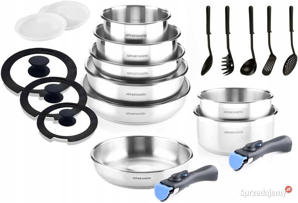 Zestaw kuchenny Arthur Martin stal nierdzewna Myszyniec