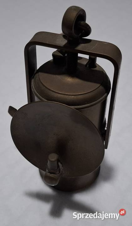 Lampka górnicza karbidowa 82x7x16 923g Kolekcje śląskie