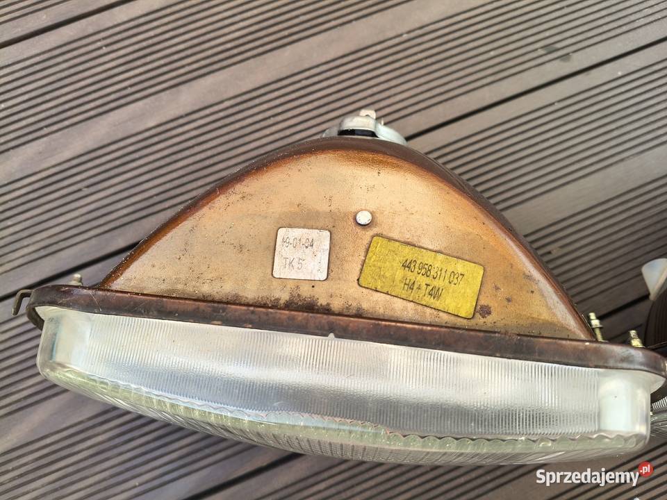 Lampa przód Skoda 105 120 owalna Lewa Gdańsk