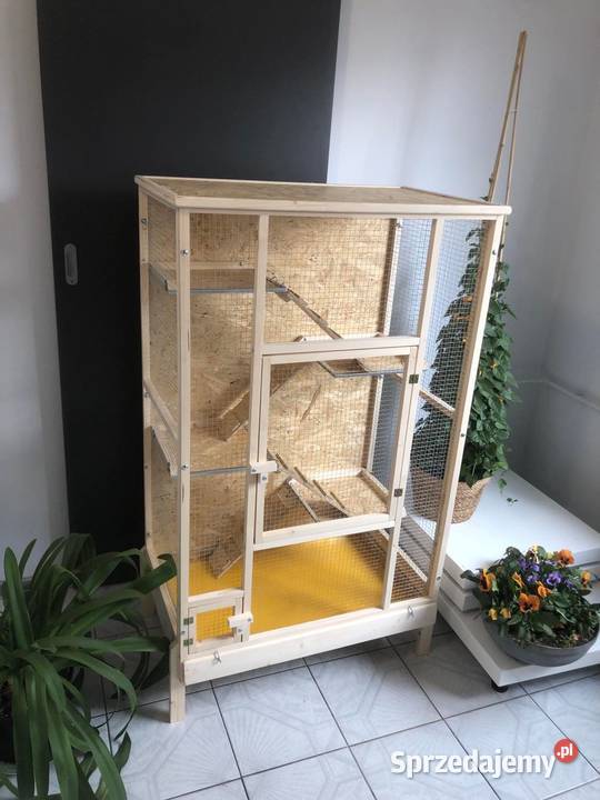 Klatka drewniana gryzonia szynszyli wiewiórki Myszków sprzedam