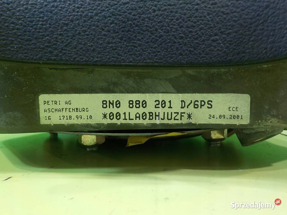 AUDI TT 8N 18 T 01r 2D AIRBAG poduszka kierowcy osobowe Suków sprzedam