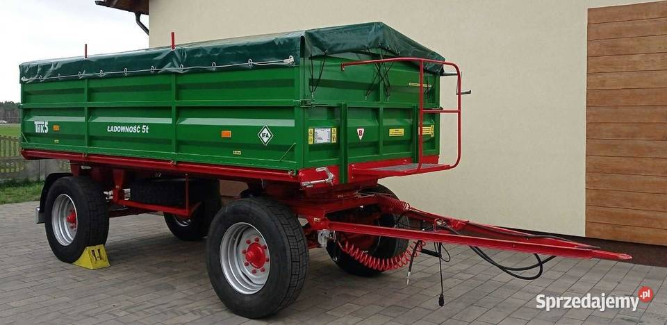 Przyczepa THK 5 HL8011 HW6011 Brandys Autosan Maszyny rolnicze wielkopolskie Pleszew