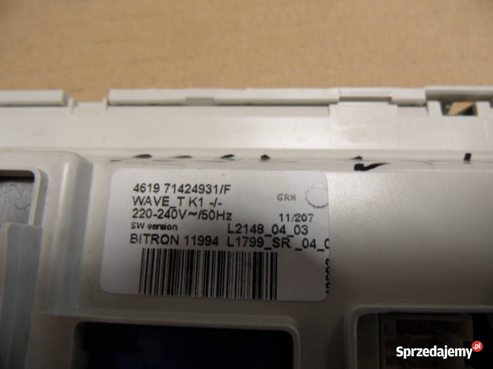 programator pralki whirlpool AWE7526 Strawczyn sprzedam