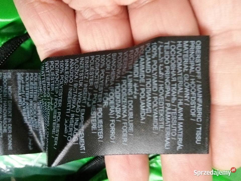 Ulla Popken Hyprar neonowa zielona kurtka zimowa