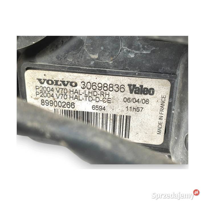 LAMPA PRAWA Volvo S60 I V70 II XC70 LIFT prawy osobowe Chełm