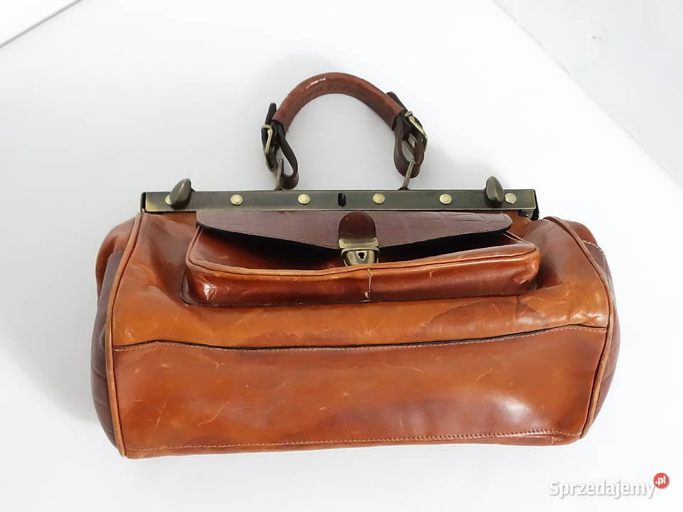 Skórzana torba lekarska Vintage EL CAMPERO Made Biłgoraj