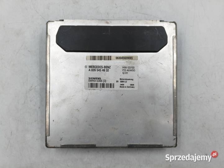 Sterownik Silnika Mercedes CLK200 W208 Części samochodowe Wyszków