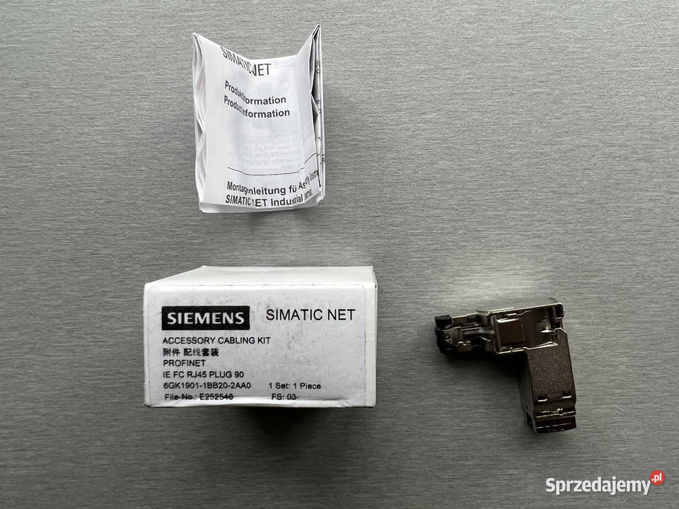 Siemens wtyczka RJ45 Profinet 6GK19011BB202AA0 Gliwice