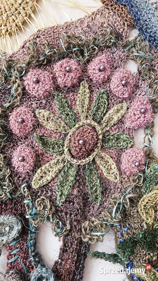 Baśniowy las tkanina artystyczna Irena Kraków