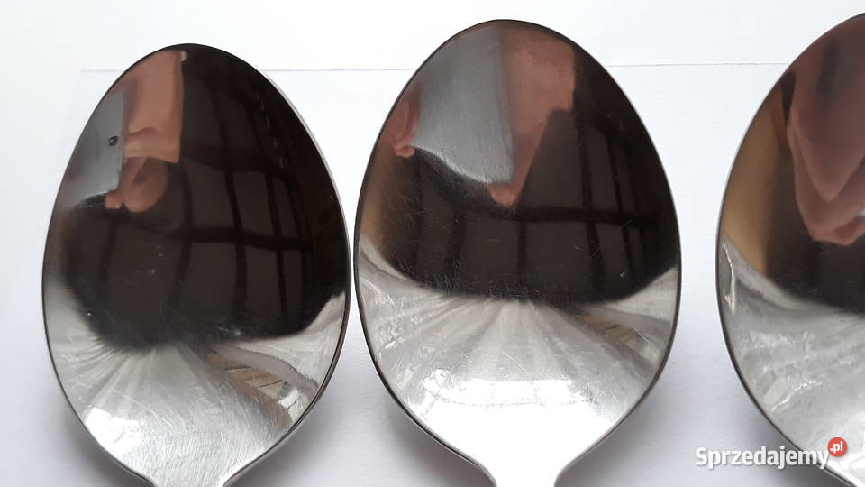 Łyżki obiadowe 4 KONWALIE Gerlach sztućce PRL Dąbrowa Górnicza