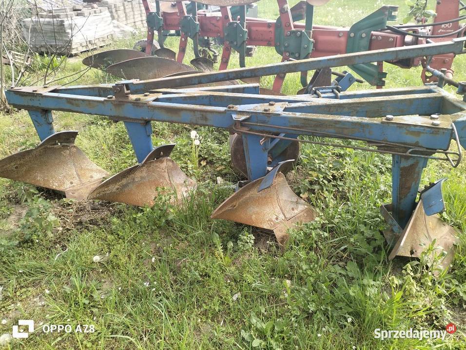 Pług zagonowy 4skibowy U128 Solidny Stan Maszyny rolnicze Anielin