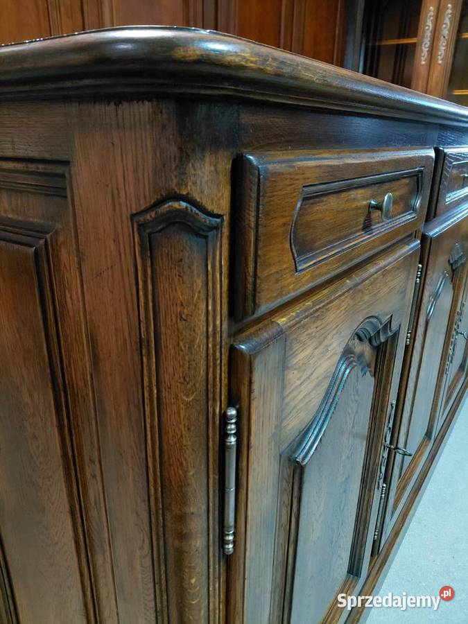 Stylowa komoda bufet lite drewno dębowe Białystok