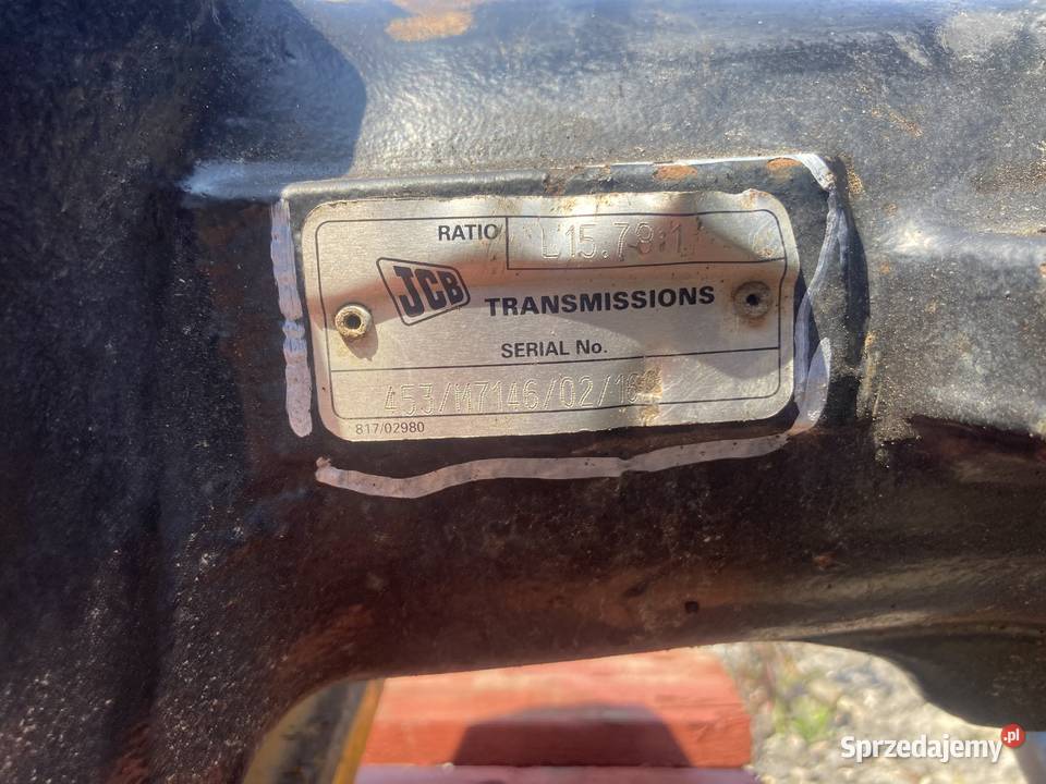 Most przedni JCB 531 541 AGRI z rozbiórki 2017 Kosakowo