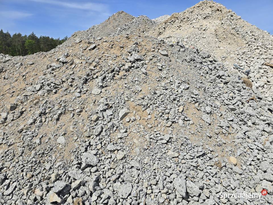 Gruz betonowy 063 mm tłuczeń na podjazd Trzemeszno sprzedam