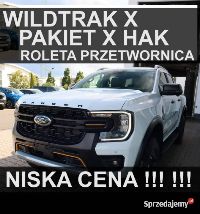 Ford Ranger Wildtrak X 205 4x4 Roleta elektr kurtyny powietrzne zachodniopomorskie Szczecinek sprzedam