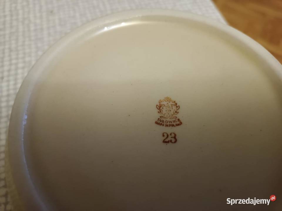 Bulionerki z czasów PRL porcelana Tułowice