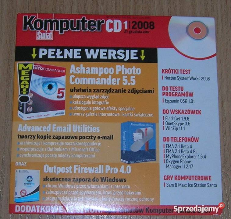 Ashampoo Photo Commander Advanced Email Oprogramowanie