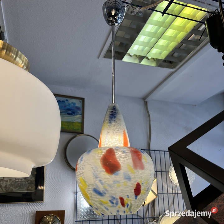 Lampa wisząca VEB Beleuchtungsglaskombinat