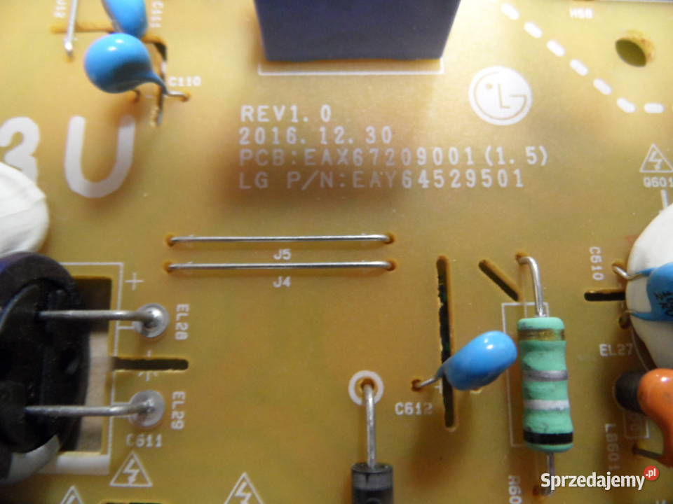 zasilacz telewizora LG 43UK6400PLF LGP43DJ17U1