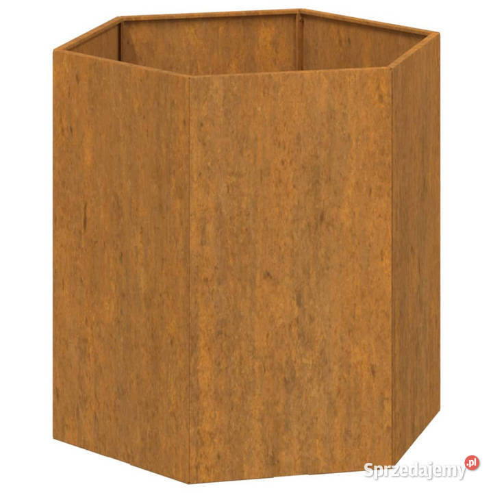 Donica rdzawa 40x40x45 stal kortenowska WM823674 Warszawa