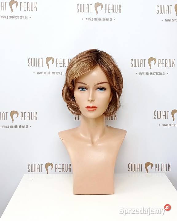 Krótka falowana peruka syntetyczna Kielce
