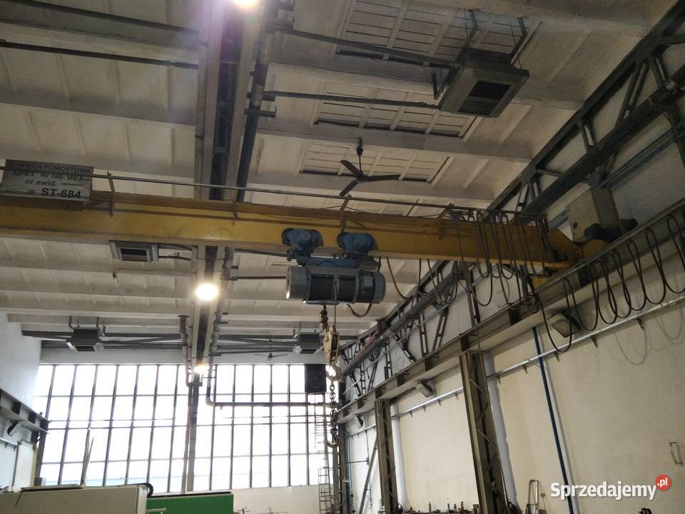 Suwnica pomostowa hakowa Q 8t Produkcja łódzkie Łódź