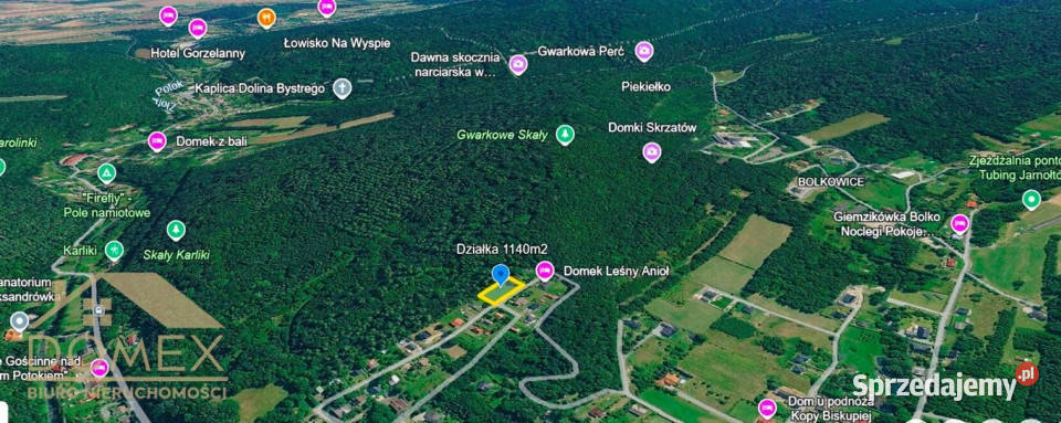 Do sprzedaży działka 1140m2 Głuchołazy Sprzedaż sprzedam