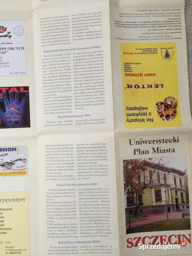 207 Uniwersytecki Plan Miasta Szczecina Antyki, Sztuka, Kolekcje Szczecin