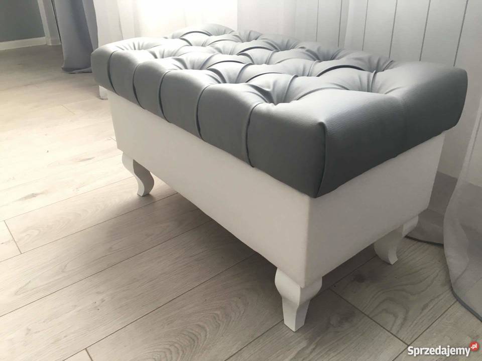 Pufa pikowana skrzynia kufer KRYSZTAŁKI glamour