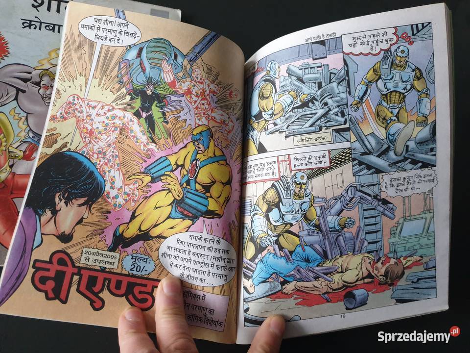 2 Hinduskie Komiksy Superbohaterskie Gdynia