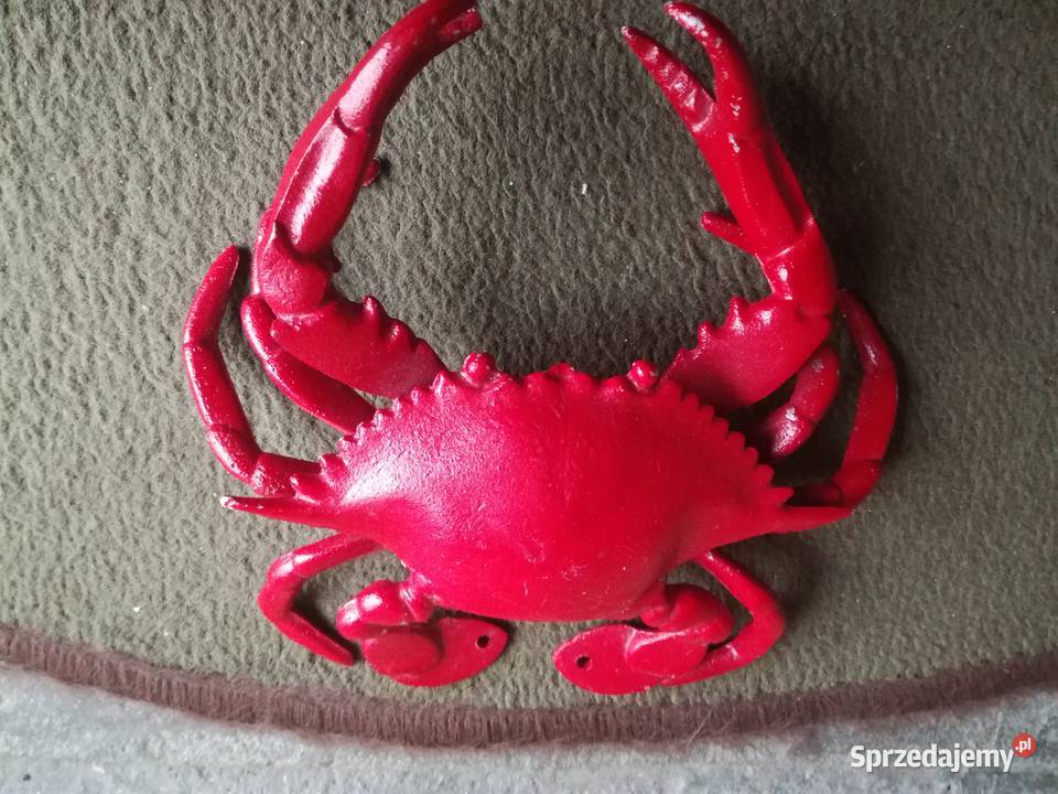ORGINALNY DZWONEK DO DZWI KRAB odcienie czerwieni Bełżyce