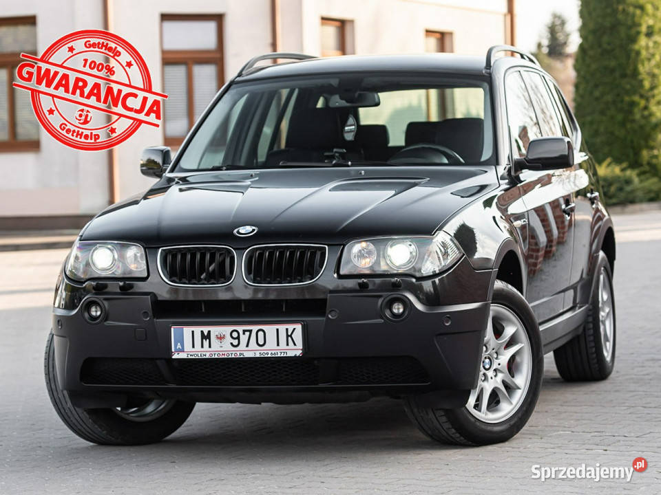 BMW X3 20d 150 Manual M47 Super Stan Serwisowana VAT marża Zwoleń
