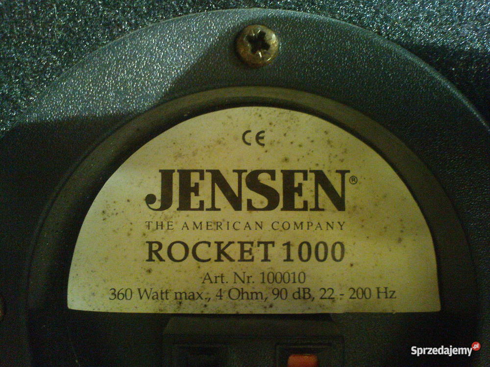Radio Pioneer DEH 3900 MP Tuba basowa JENSEN Roc Łódź