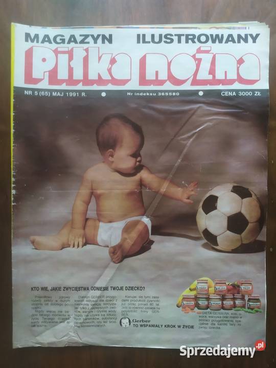 Piłka Nożna Magazyn rocznik 1991 kompletny