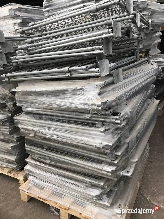 Kosze siatkowe metalowa nadstawka paletowa sprzedam