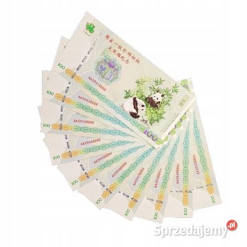 UNIKATOWY BANKNOT KOLEKCJONERSKI CHINY PANDY mazowieckie