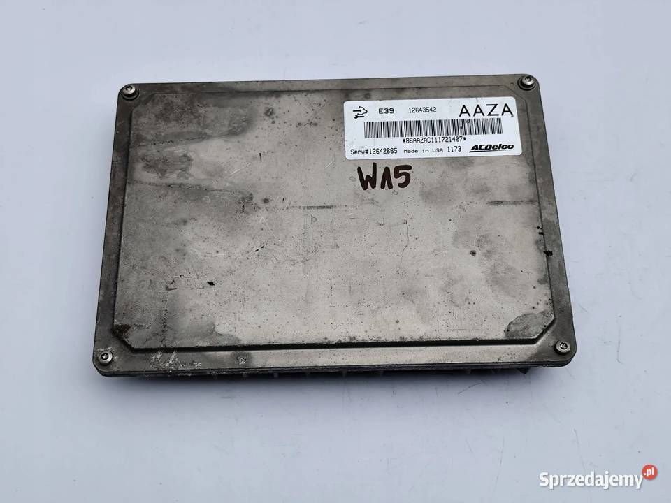 OPEL INSIGNIA A STEROWNIK KOMPUTER SILNIKA wielkopolskie