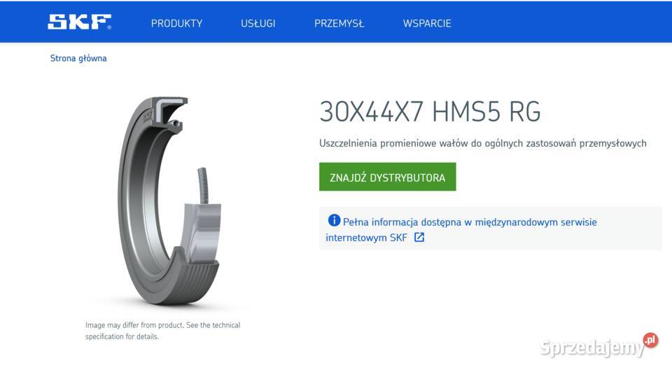 Simmering Uszczelniacz 30x44x7 SKF NOWE 30447 Łódź