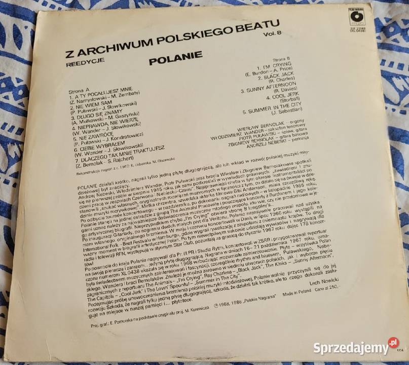 Polanie Polanie płyta winylowa reedycja 1987 kujawsko-pomorskie Chełmno
