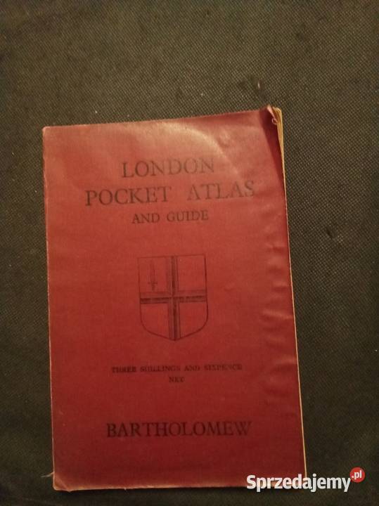 London pocket atlas 1939 Warszawa