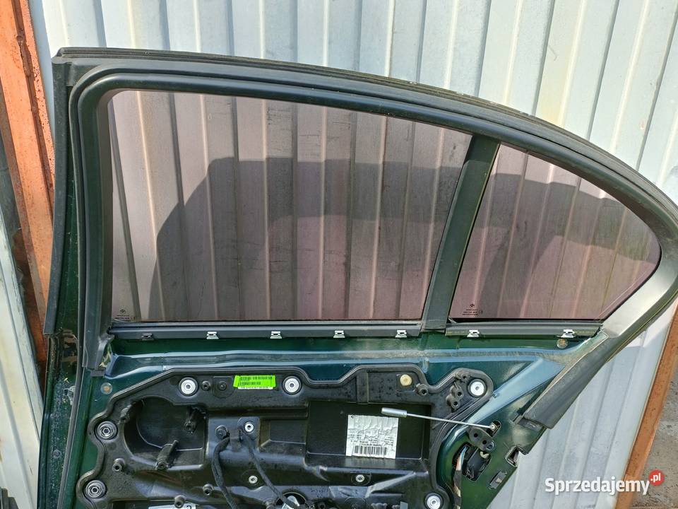 BMW E65 DRZWI PRAWE PRAWY TYŁ TYLNE OXFORDGRUEN Drezdenko
