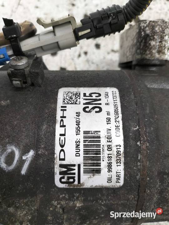 SPRĘŻARKA KLIMATYZACJI 15540748 13370913 17 CDTI