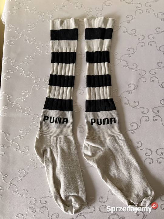 Getry piłkarskie Puma Vintage 90s biało czarne śląskie Czerwionka-Leszczyny sprzedam
