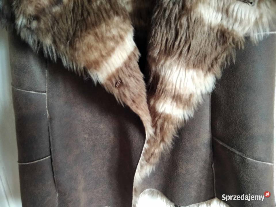 Futerko skóra piękna kamizelka futrzana skórzana Gdańsk