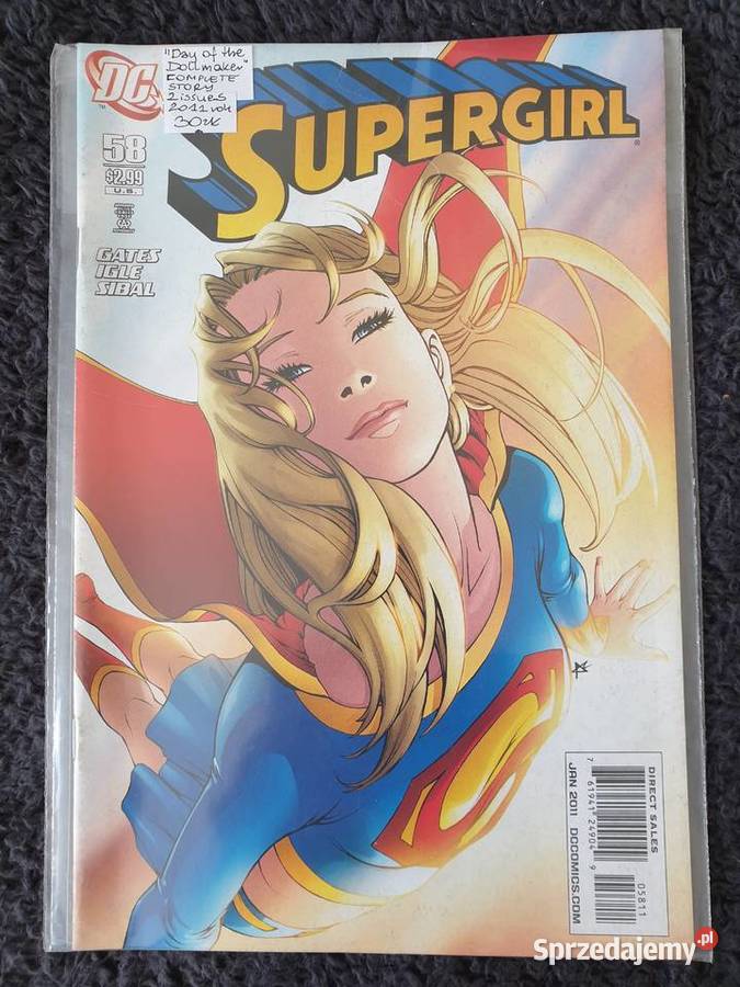 Supergirl Day Of The Dollmaker 2 komiksy DC USA Superbohaterowie pomorskie Gdynia