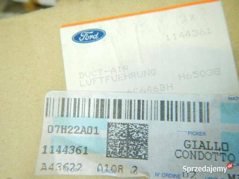 OSŁONA INTERCOOLERA FORD FOCUS 9805 18 D ORYGINA