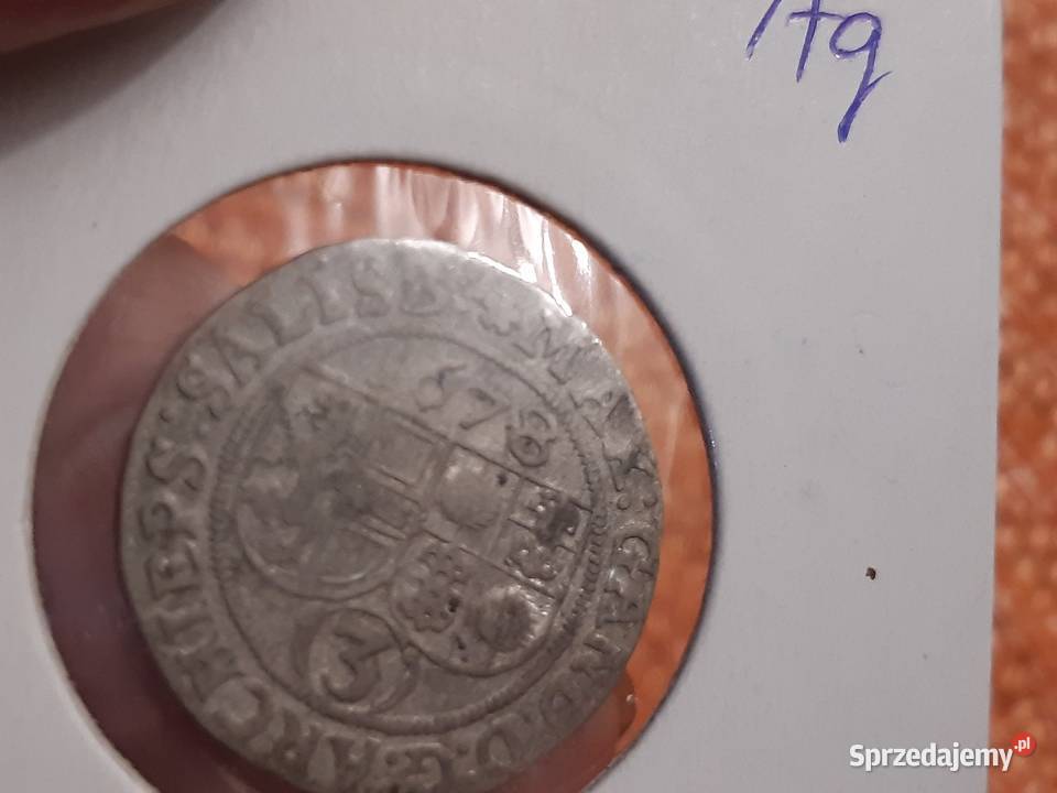 moneta srebrna Biskupstwa Sakzburg z 1678r podlaskie