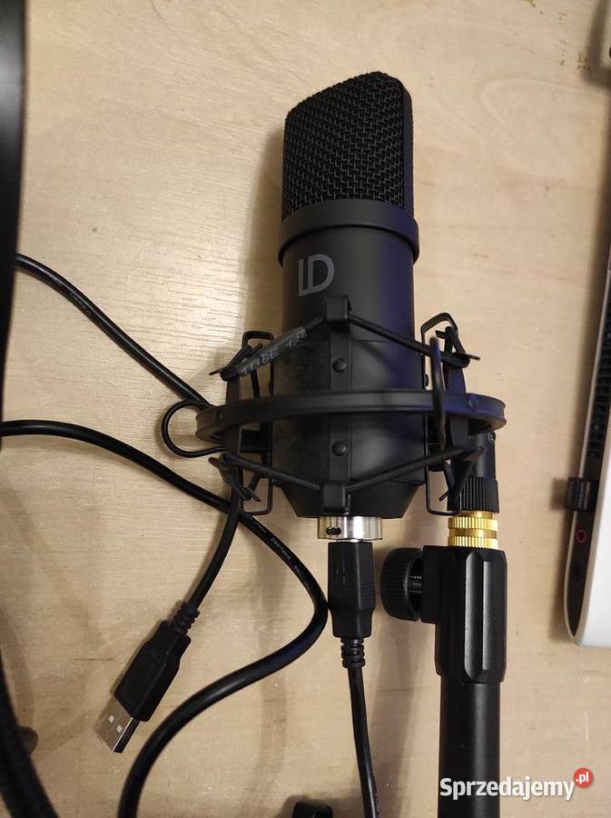 Mikrofon pojemnościowy LD USB zachodniopomorskie Drawsko Pomorskie sprzedam
